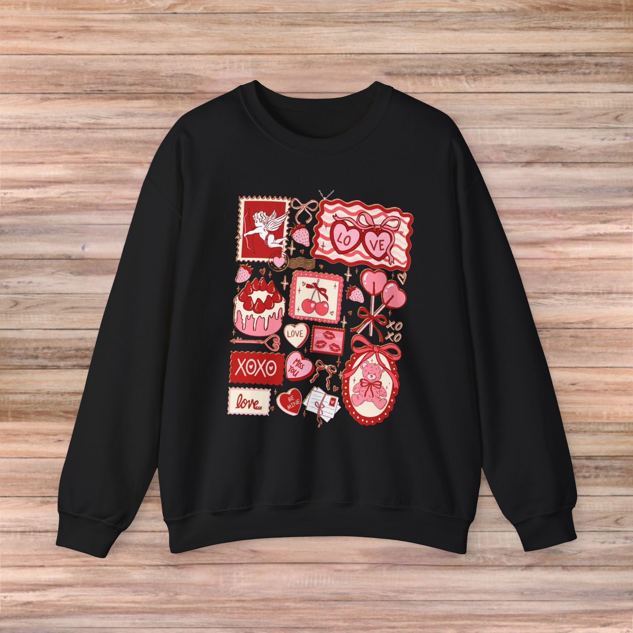 Valentines Vintage Cards Sweater
