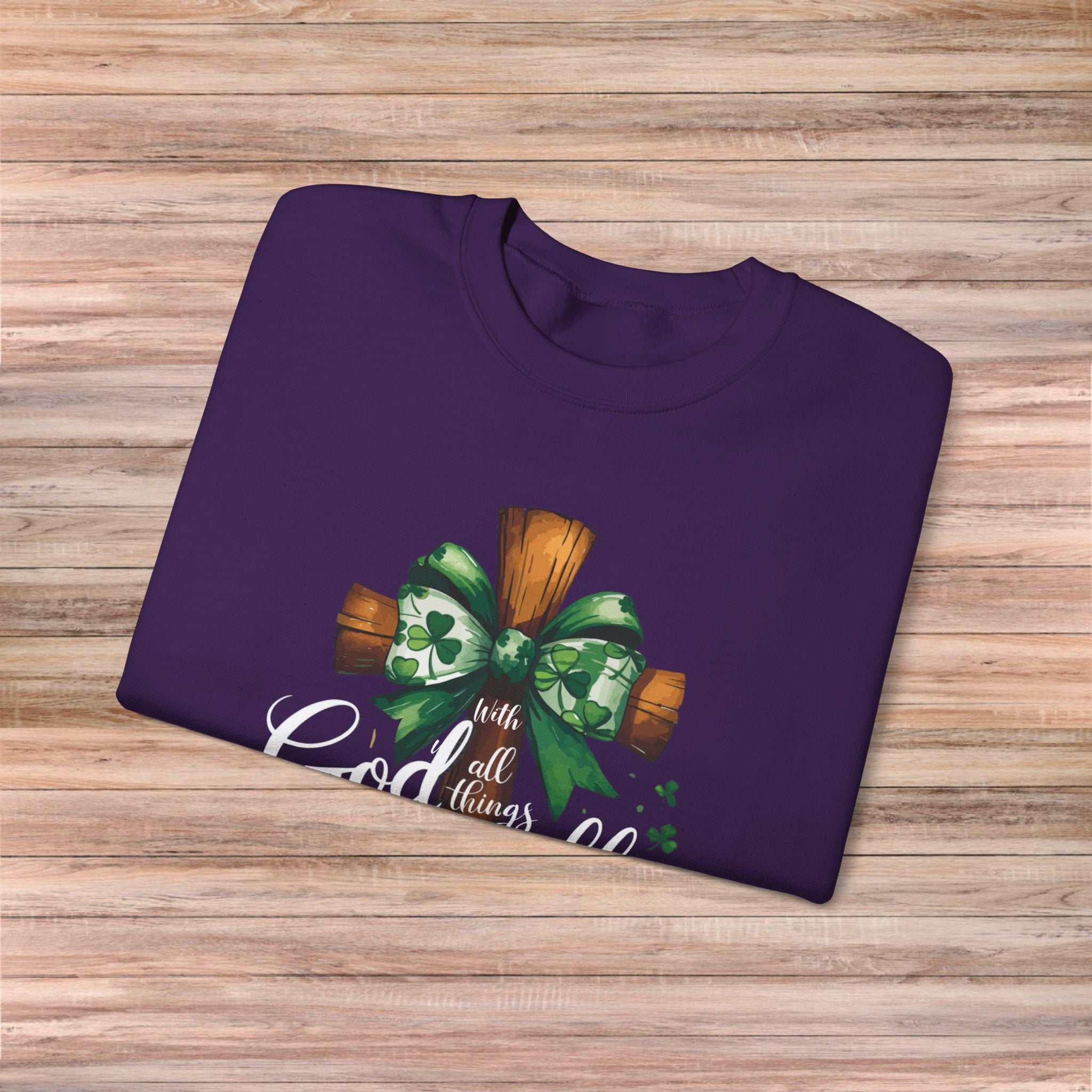 With God all things are Possible Sweater