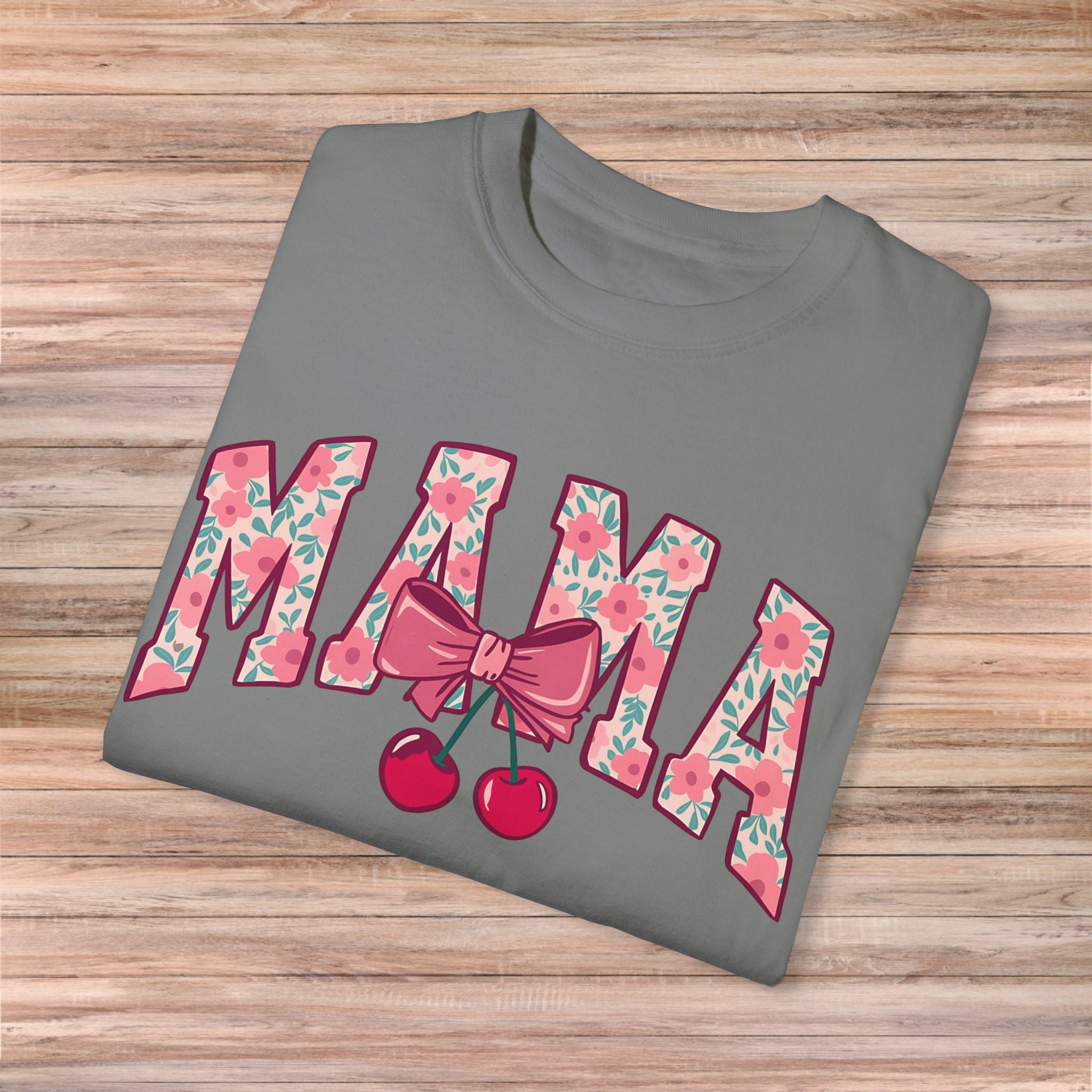 MAMA Bow Cherry Tshirt