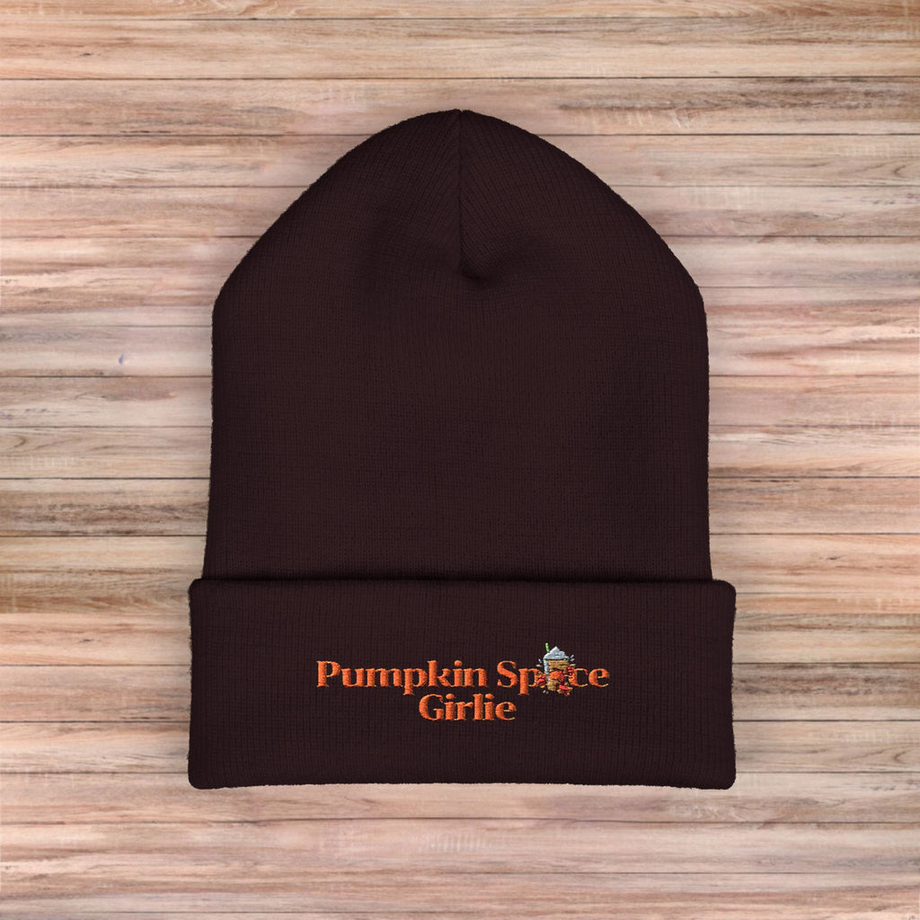 Pumpkin Spice Girlie Beanie