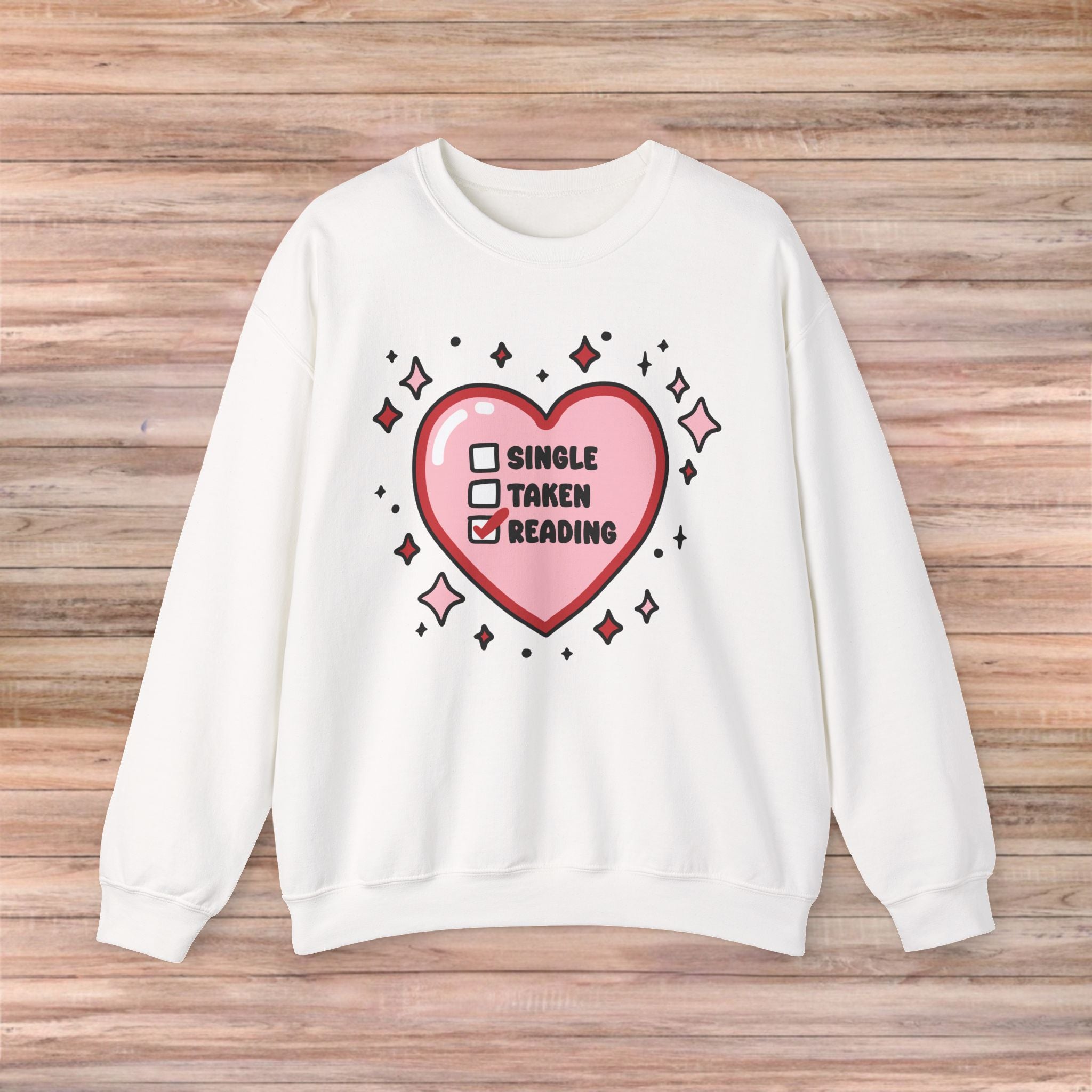 Reading Heart Sweater