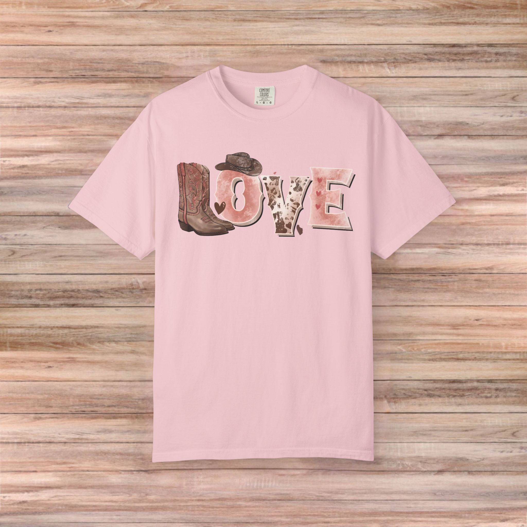 LOVE Cowboy boots Tshirt