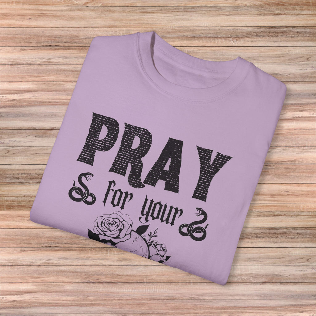 Pray for Your Enemies Skull Tshirt