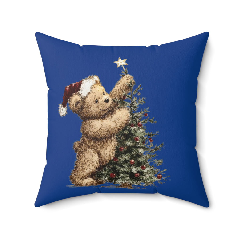Christmas Teddy Bear Pillow