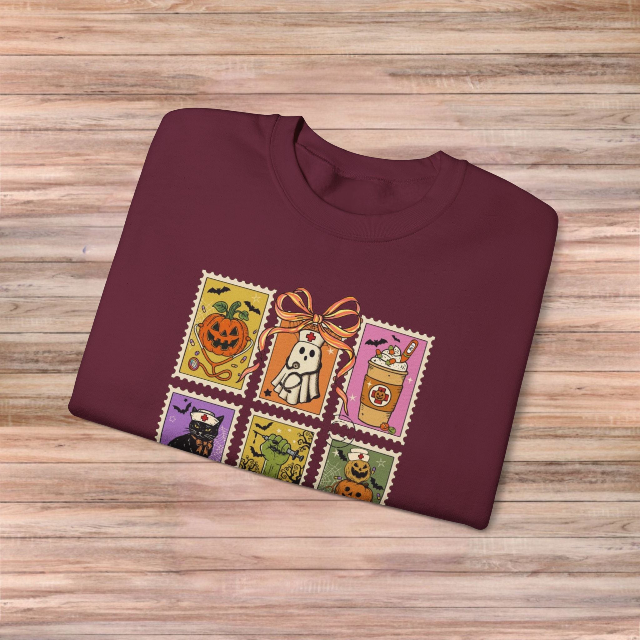 Halloween Nurse Post Office Sweater