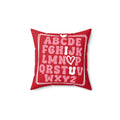 I ♡ you Alphabet  Pillow