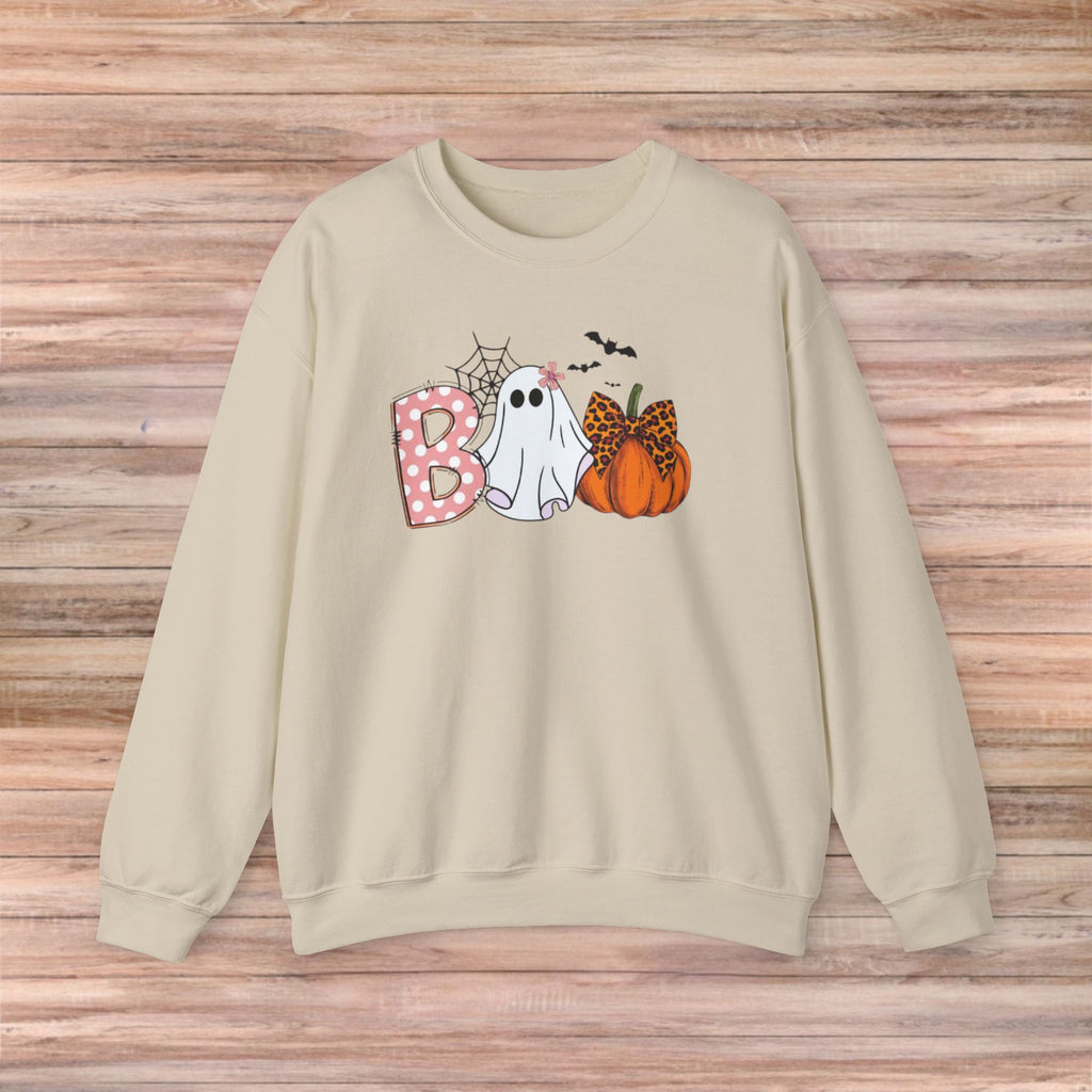 Boo Ghost Pumpkin Sweater