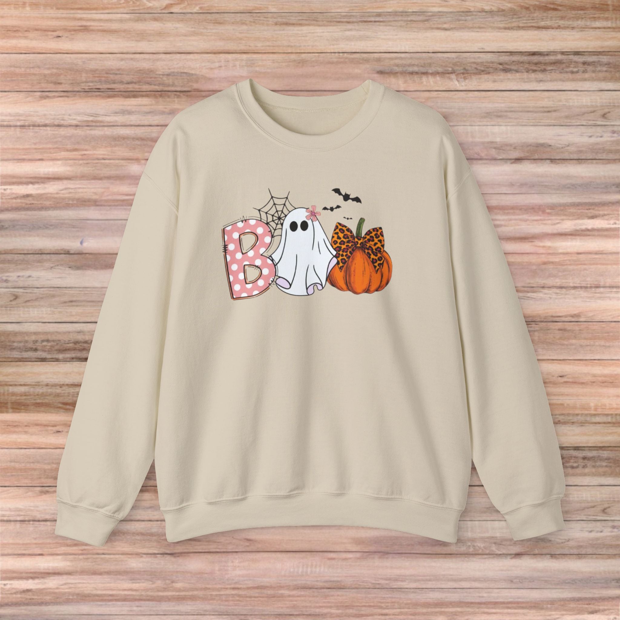 Boo Ghost Pumpkin Sweater