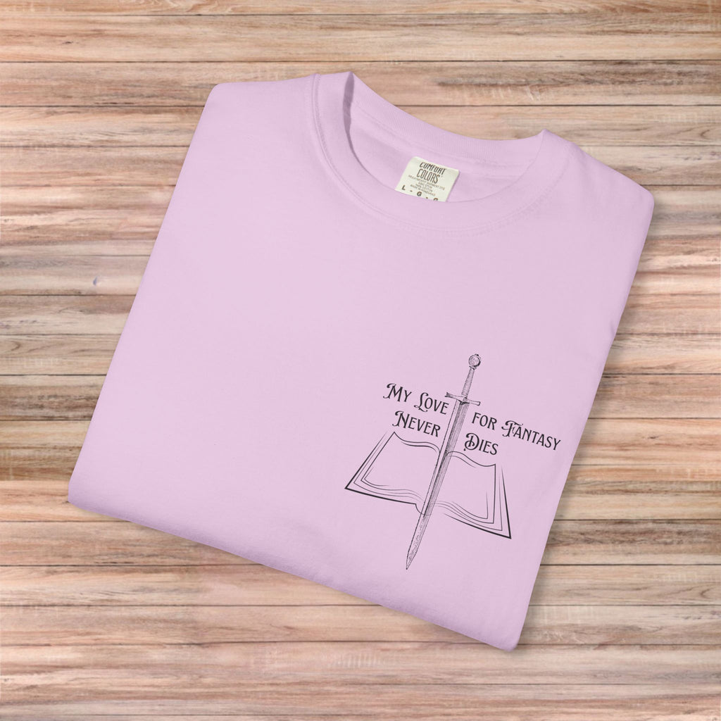 My Love For Fantasy Never Dies Tshirt (Dark Design)