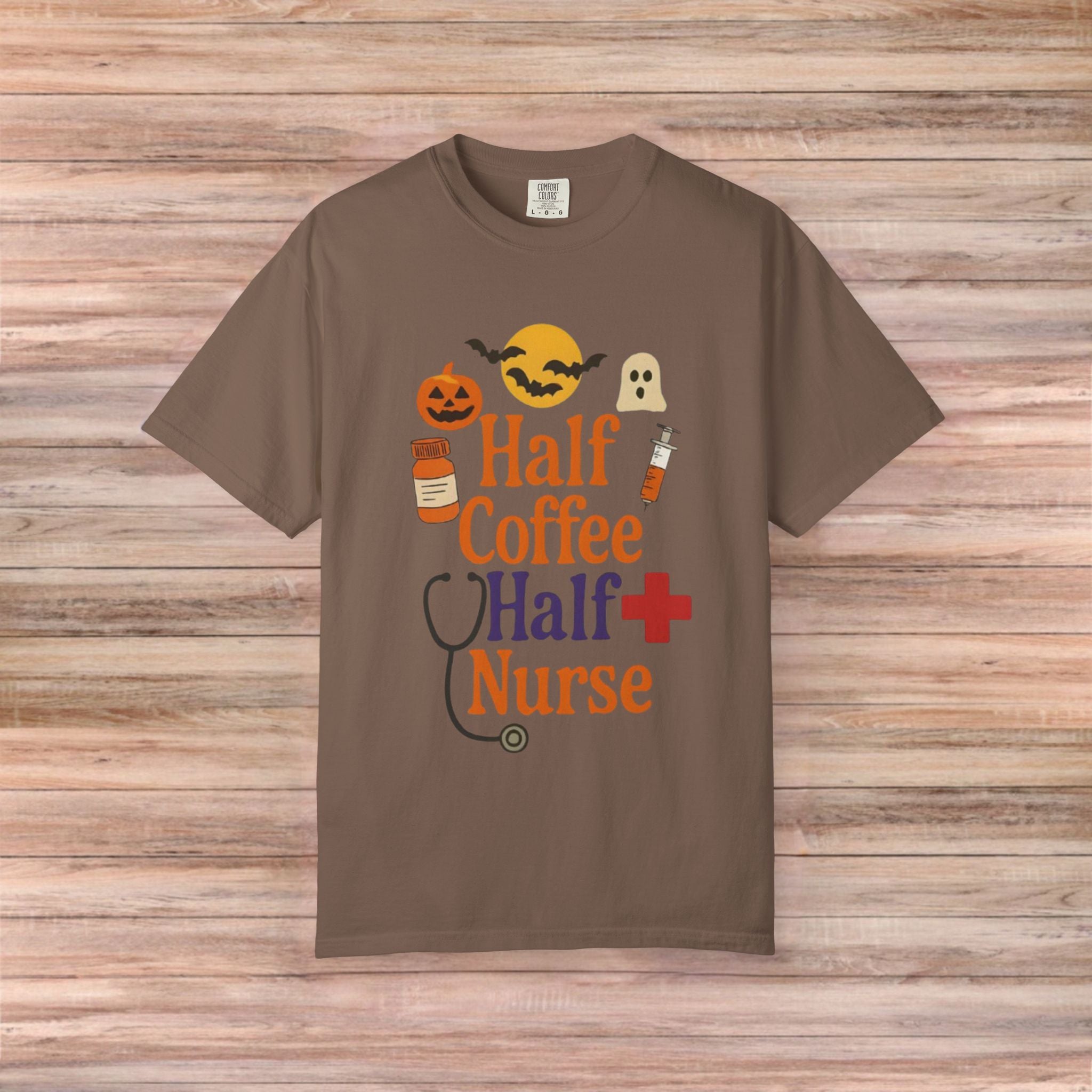 Half Coffee Half Nurse Tshirt