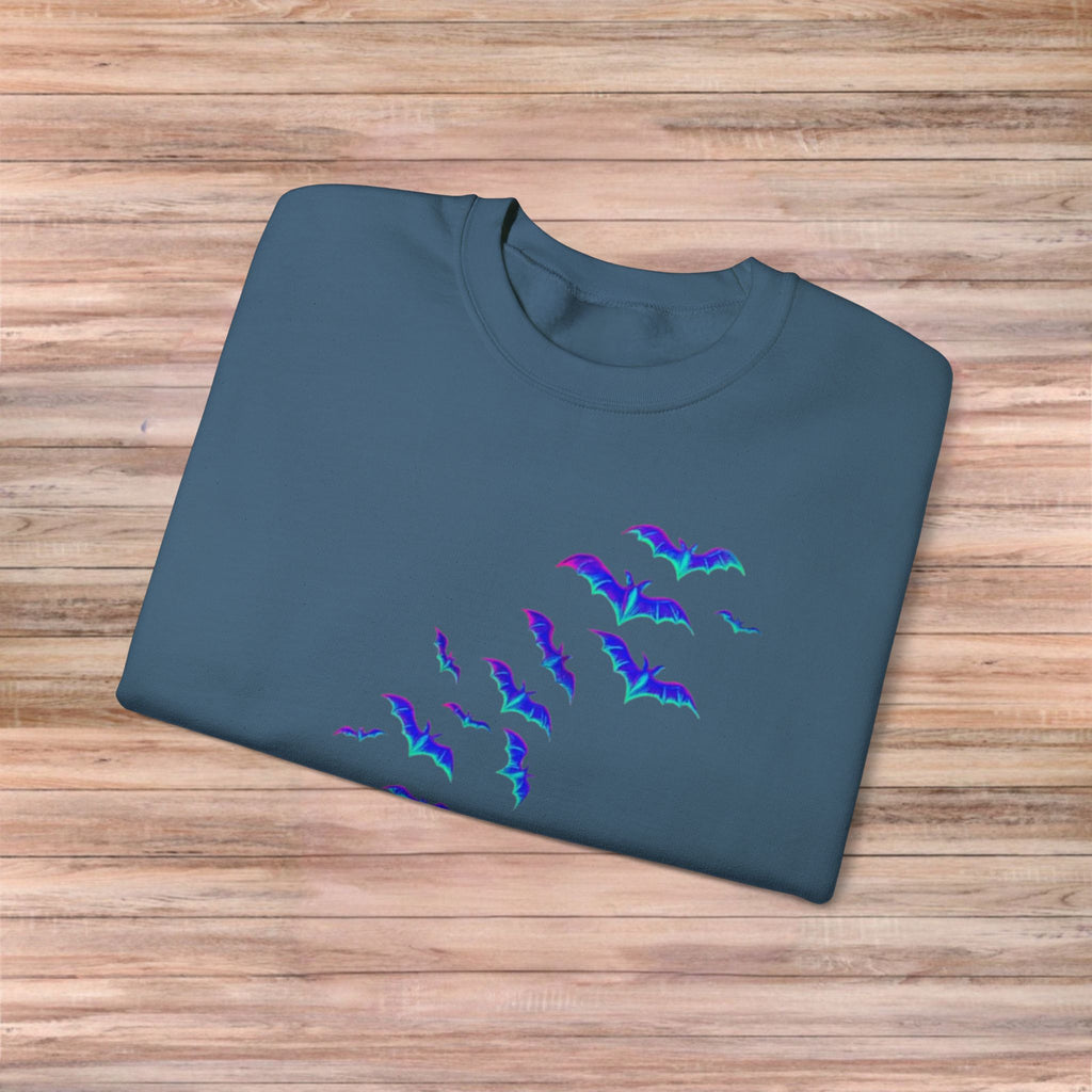 Neon Haunted House Sweater