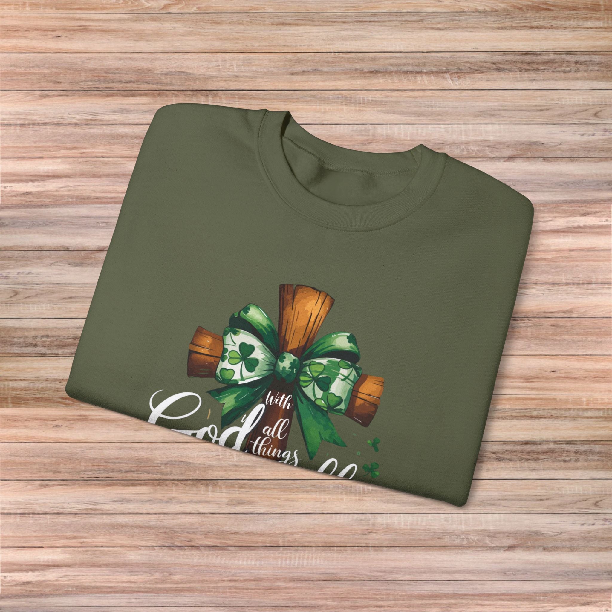 With God all things are Possible Sweater