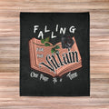 Falling for the Villain One Page at a Time Blanket - Black