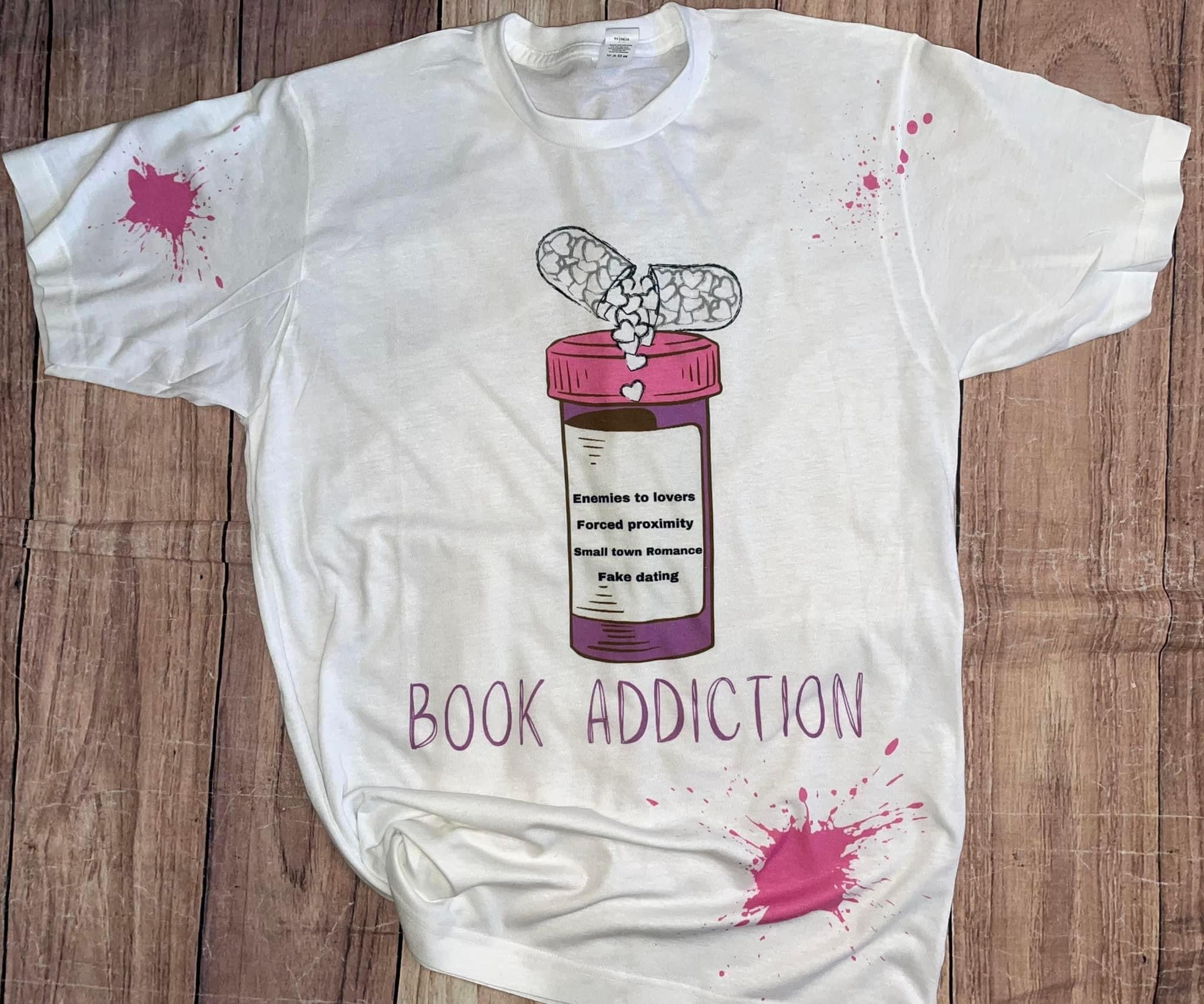 Book Addictions Pills Tshirt