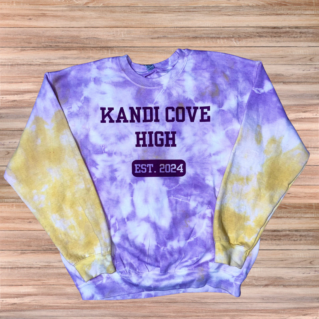 Kandi Cove High Est 2024 TieDye Sweater