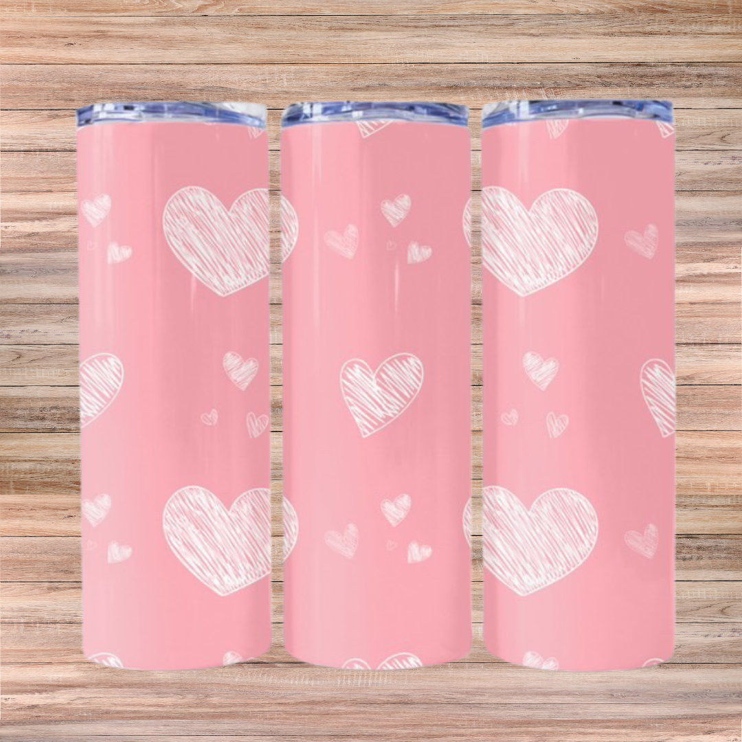 Pink Vday Tumbler