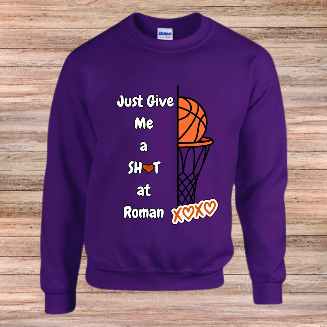 Just Give me a Shot at Roman Sweater