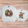 Grinch Family Matching Splatter Christmas Family Duo Sweater