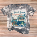 I Smell Snow Bleached Tshirt