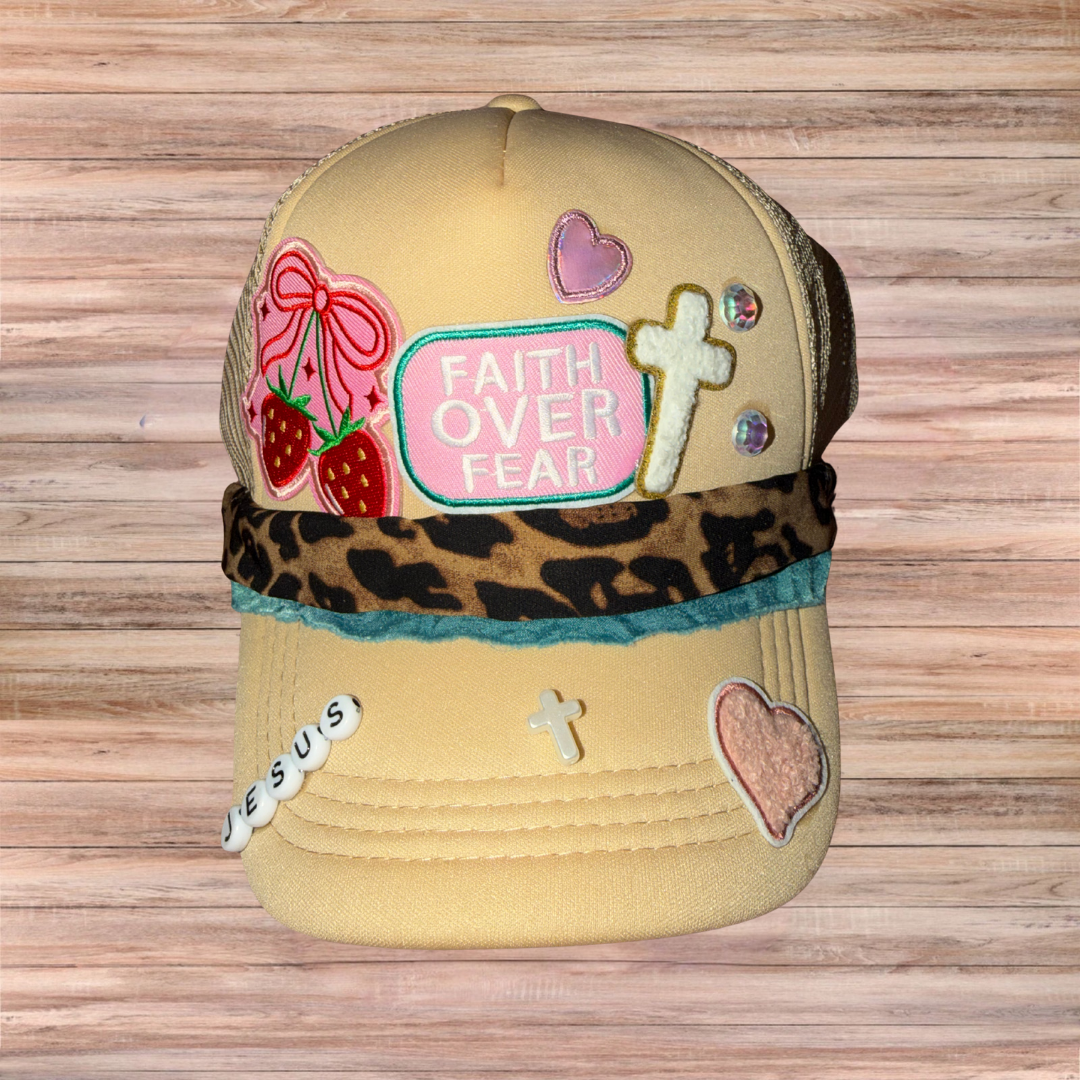 Faith over Fear Patch Hat